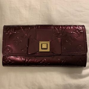 Estate sale find: Long shiny purple wallet